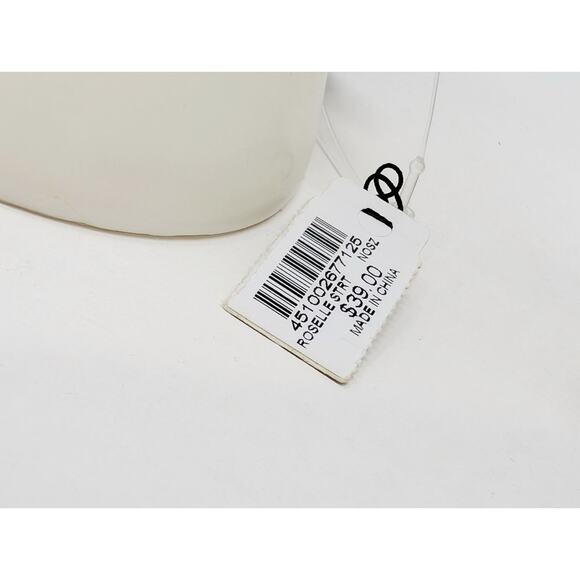 Chico's Bracelet Silver Tone Roselle Chunky Glass Crystal Stretch New - Picture 7 of 8